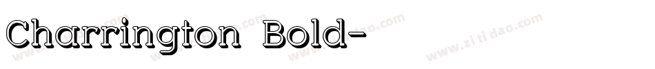 Charrington Bold字体转换